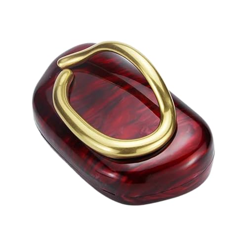 Image of Women Acrylic Clutch Box Metal Handle Evening Bag Trendy Ladies Shoulder Crossbody Purse for Wedding Party Causal