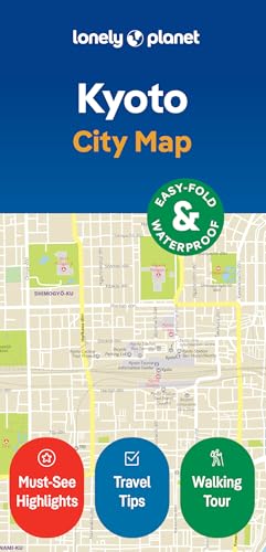 Lonely Planet Kyoto City Map: Durable, Waterproof, Easy-Fold Plan...