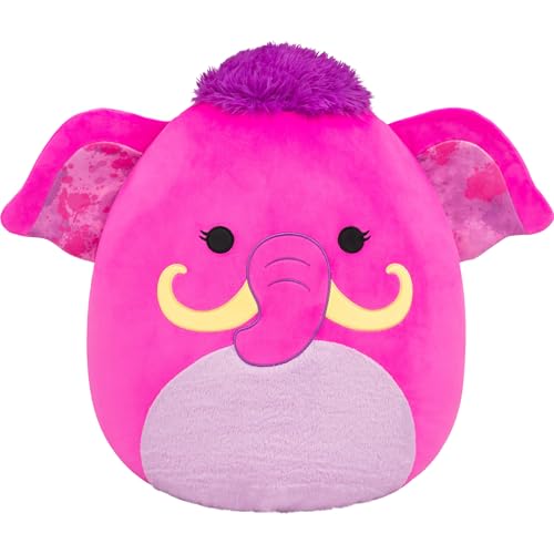 Squishmallows Original 20in Vivi The Hot Pink Wooly Mammoth – Official Jazwares Plush (Jumbo)