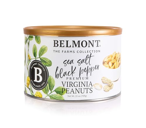 Belmont Peanuts Sea Salt and Black Pepper Virginia Peanuts