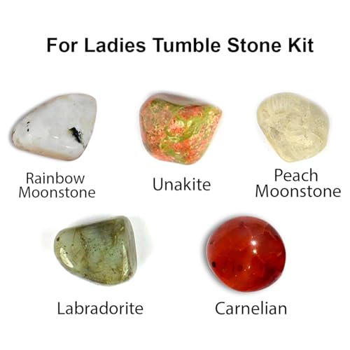 Image of Reiki Crystal Products Certified Natural Crystal Tumble Stone Kit | Multiple Crystal Stone Sets for Meditation, Reiki, Chakra & Spiritual Practices