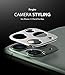 Ringke Camera Styling Aluminum Frame Camera Lens Protector Ring Designed for Both iPhone 11 Pro and iPhone 11 Pro Max (2019) - Silver