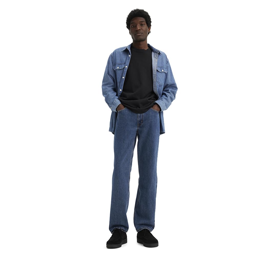 Levi's Men's 505 Big & Tall Straight Leg Regular Fit Jean, Dark Stonewash, Levi\u0027s Men\u0027s 505 Regular Fit Jeans (Also Available in Big \u0026 Tall