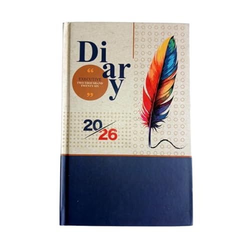 Image of TULMAN 2026 Diary Pack of 4 Hardcover Design Everyday Notebooks (22x14 cm) with 4 Unique Looks, Best for Study Planner, Personal Journal, Business Planning & Stationery Lovers