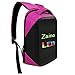 GRACETOP Zaino A LED Bluetooth Impermeabile, Display A LED Intelligente Programmabile, Graffiti fai da te e Controllo App, Zaino per Laptop da 14 Pollici multifunzionale e di grande capacità(Rosa)