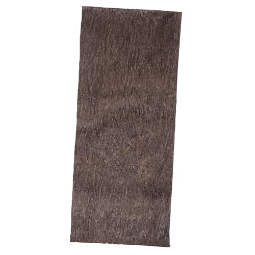 BESPORTBLE Fogli di Corteccia D'albero Finta: Decorazione per Tubi, Corteccia D'albero Impermeabile Ad Alta Simulazione, Staccabile E Attaccabile per Progetti Artigianali Fai da Te E