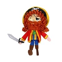 Fiesta Crafts - Long John Silver Pirate Finger Puppet, Multicolor (1)