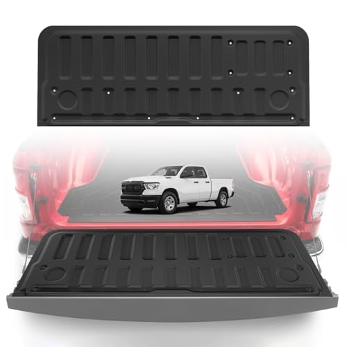 Image of TripleAliners Tailgate Mat Compatible with 2025 2026 Dodge Ram 1500 Power Tailgate Accessories, Tailgate Cover Custom Fit All Weather Protection Liner (NOT for Standard or Power Tailgate-Release)