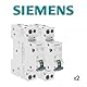 SIEMENS - 2-poliger Leitungsschutzschalter, 20 A, 2 Stück