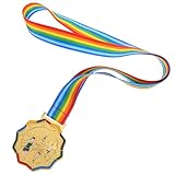HONMEET Medalla de Premio Dorada para Maratón con Diseño Elegante, Aleación de Zinc, Cómodo y Uso Versátil para Competiciones de Bádminton y Atletismo
