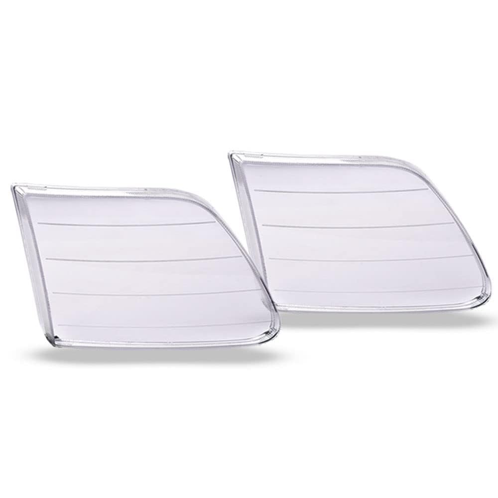 G-PLUS Front Headlight Lens Cover Compatible with 1997-02 Expedition,Compatible with 2004 F150 Heritage,Compatible with 1998-03 F150, Left & Right Side (Clear Lens)