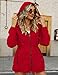 Bellivera Ladie Casual Reversible jacket Spring Fall Clothes Printed Coat 6132 Red M