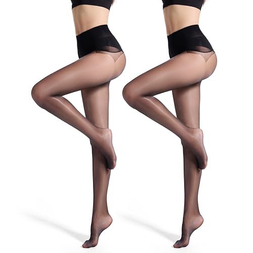 Image of Frola Seamless Silk Stockings for Women Ultra Thin Run Resist Women's Sheer Tights 0D Feel