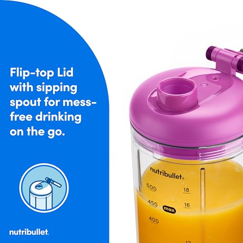 nutribullet Flex Portable Blender NBPB50200DB, Orchid Purple - image 5