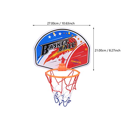 BESPORTBLE, 1 conjunto de brinquedo de basquete com bolas de bomba de ar, jogo de basquete para aman