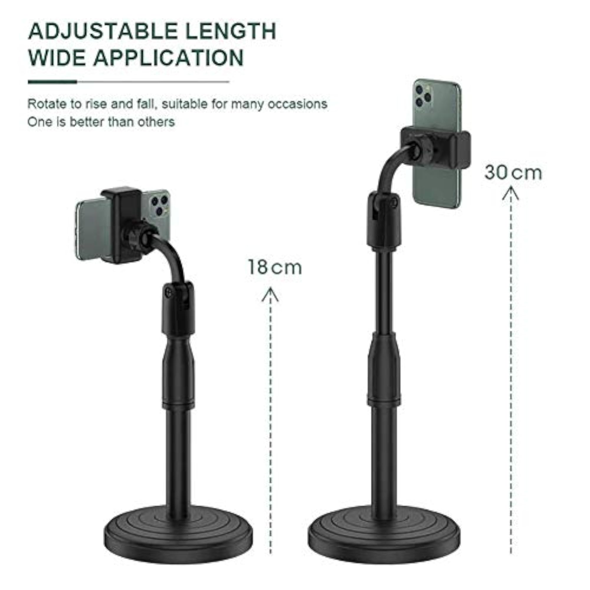 Flexible Universal Mobile Stand with Adjustable Height
