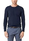  s.Oliver Herren 13.909.31.6661 Langarmshirt, Blau (Fresh Ink 5952), Large (Herstellergröße: L)