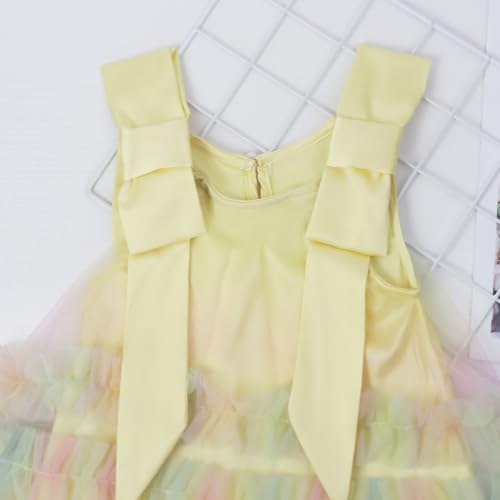 AGQT Toddler Girls Tutu Dress Tulle Sundress Size 18M-7T2