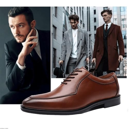 Leather Lace Up Oxford Shoes for Men Stylish and Comfortable for Business Wear and Events4