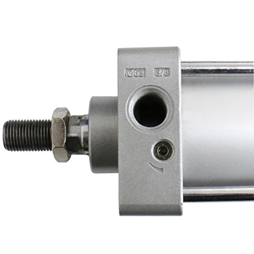 Baomain Pneumatic Air Cylinder Sc 63 X 500 Pt 3/8, Bore: 2 1/2 Inch, Stroke: 20 Inch, Screwed Piston Rod Dual Action #TOP2