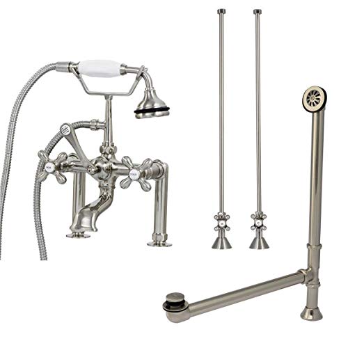 Vintage Tub & Bath Clawfoot Tub Rim Mount Faucet Set