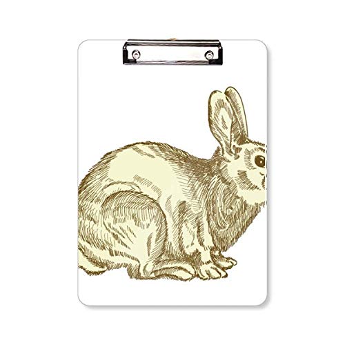 Bloc d'écriture A4 lapin de Pâques pour organiser vos fêtes en famille