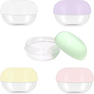 5 recipientes de viaje pequeños de 0.3 fl oz ...