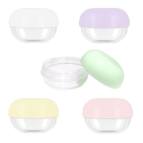 5 Pcs 10ml Small Travel Containers - Convenient Travel Jars