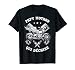 Homme Idée papy motard qui déchire drôle grand père biker fan moto T-Shirt