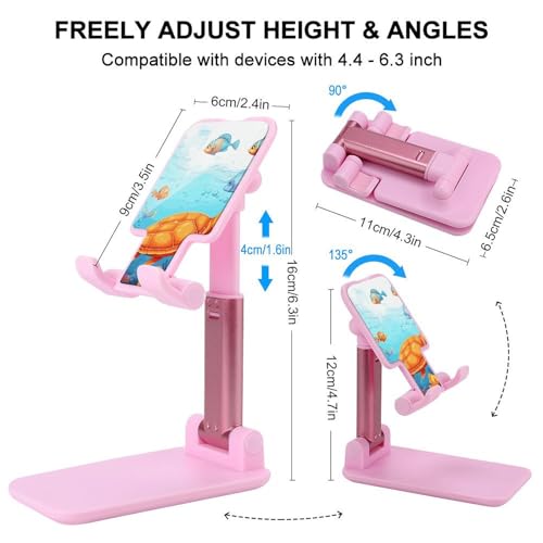 Support de téléphone portable pliable robuste et ajustable pour smartphone Android et iPhone
