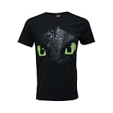 DreamWorks Dragons T-Shirt Ohnezahn S Schwarz