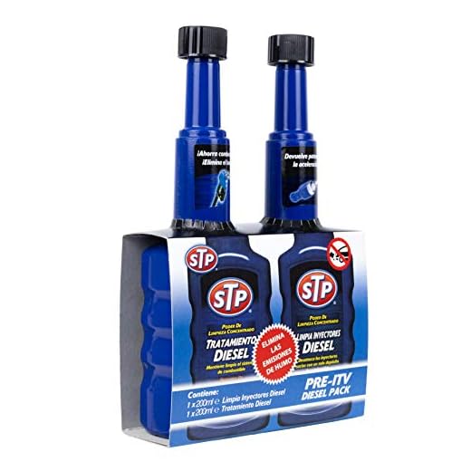 STP ZSTP04 Kit pre-ITV con Limpia Inyectores Coches Diésel, 200 ml