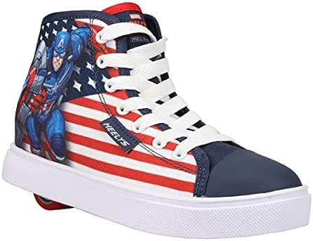 HEELYS Boy's Hustle Captain America (Little Kid/Big Kid/Adult) Navy/Red/Royal/White Men's 7 M | Image 1
