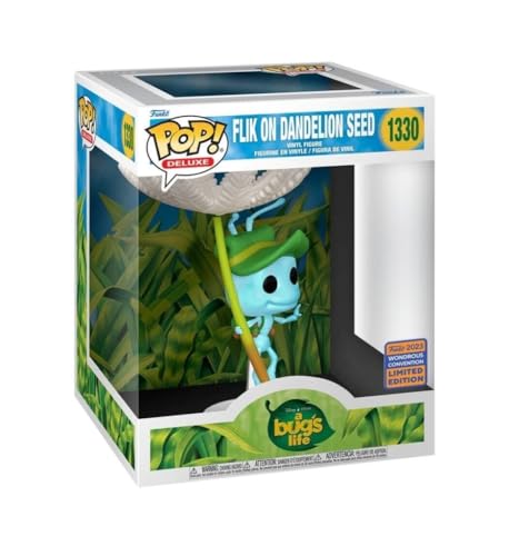 A Bug's Life - Flik on Dandelion Seed Deluxe Pop! Figura de vinilo (2023 Wondrous Convention Exclusive)