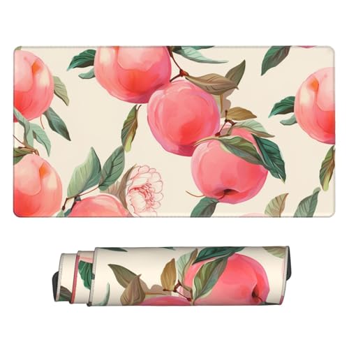 Tapis de souris gaming rose anti-glisse contre les rayures de bureau