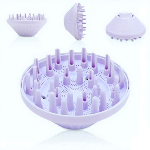 360° Rotating Diffuser Attachment Nozzle Compatible with Laifen SE Lite (NOT SE) Styling Tool, Hair Smoothing Dryer Blower Accessories for Laifen SE Lite, Purple