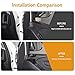 Bekantogy Car Cup Holder Compatible with Nissan Frontier 2022-2025 ABS Interior Door Panel Expansion Drink Cup Water Holders Interior Accessories (Black, Right)
