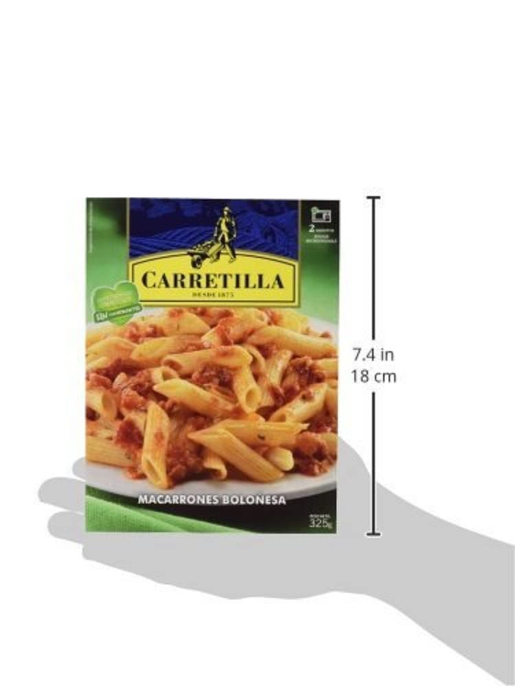 Carretilla Macarrones Boloñesa, 325g