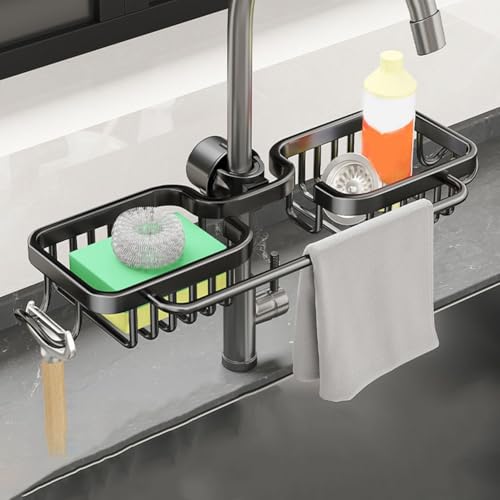 Générique Égouttoir Dévier avec Double Robinet pour Un Gain De Place