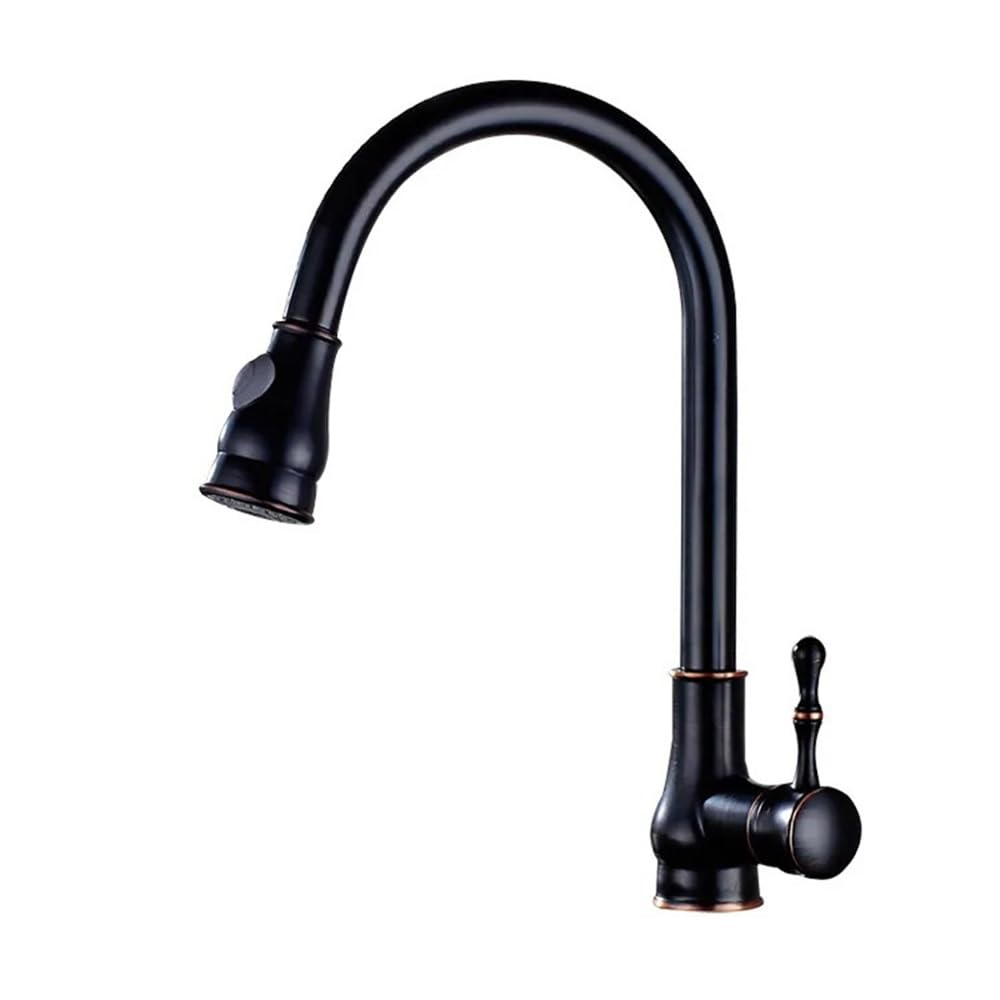 Deck Mount Mixer hot and Cold Big Head Basin Kitchen Faucet XR999