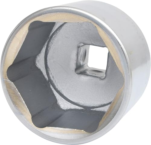 KS Tools 911.1063 - Douille 6 pans - 1'' - 63 mm - Version courte - En Chrome Vanadium - Finition satinée