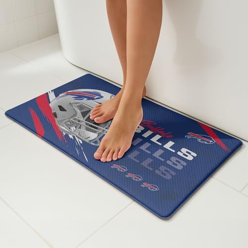 NFL Buffalo Bills Painted Embossed Anti-Fatigue Floor Mat 18x30 inches