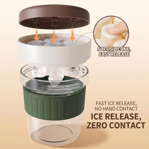 Bandeja portable para hielo triturado y vaso 2 en 1 miniatura 6