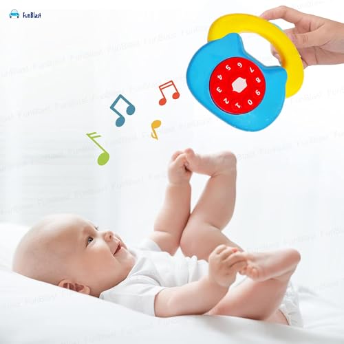 FunBlast Rattles for Babies &ndash; Rattle Toys for Baby and Toddlers, Sound Rattle Toy for New Born Baby, Infants Toys, Early Development Toys for 3+ Months Babies (Pack of 4)