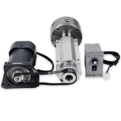 RATTMMOTOR 3-Jaw K11-125mm Lathe Chuck with 120W Motor