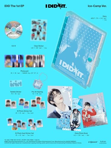 Mini álbum I did it IDID set de 4 versiones After Yesterday Camp disco K-Pop original 6
