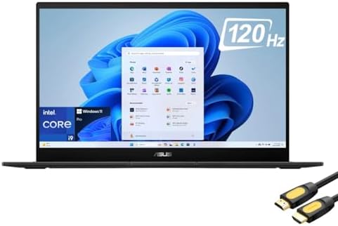 ASUS Creator Gaming Laptop, 15.6″ 2.8K 120Hz OLED Display, 13th Gen Intel Core i9-13900H, GeForce RTX 3050, 40GB DDR5, 1TB NVMe SSD, WiFi 6E, TB 4, Backlit KB, RJ45, HDMI, SPS HDMI Cable, Win 11 Pro