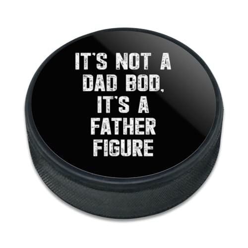 GRAPHICS & MORE Not a Dad Bod Ice Hockey Puck