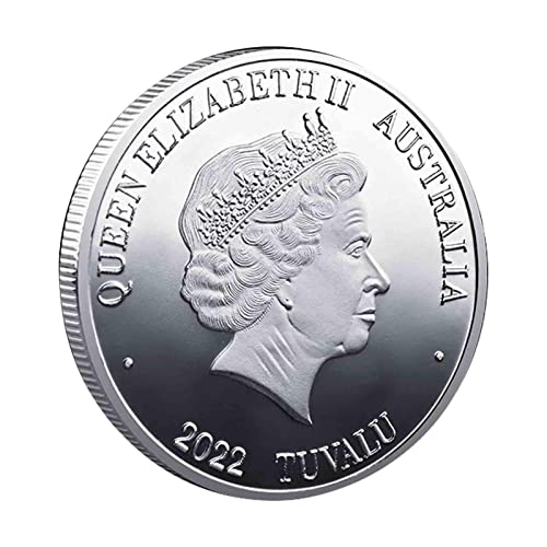 5 Pcs Moeda Elizabeth, Moeda Comemorativa da Rainha da Inglaterra, Moedas britânicas de Sua Majestad
