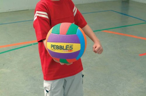 Sportime 031816 Pebble Volleyball Ball, Multiple Color